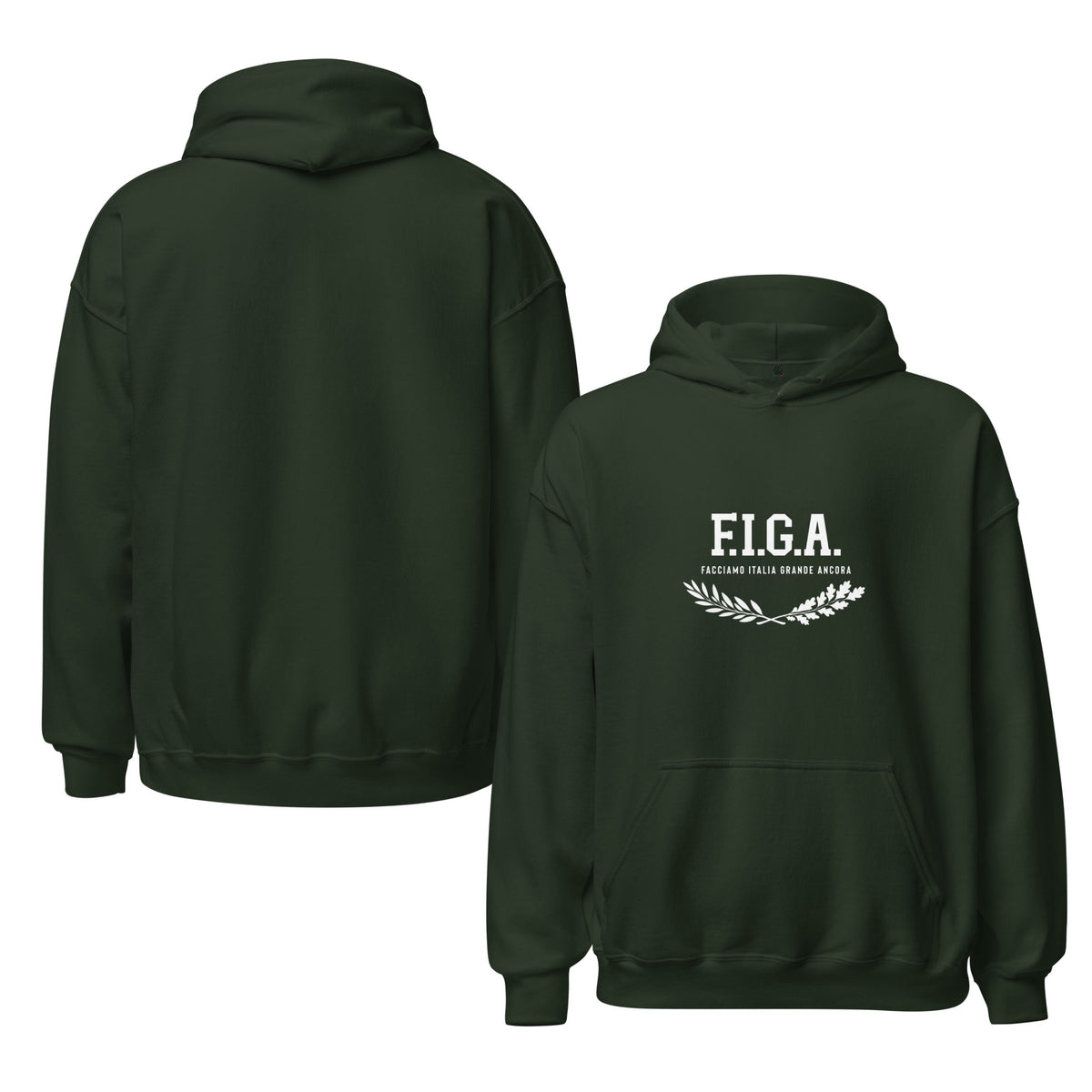 Felpa con Cappuccio "F.I.G.A."