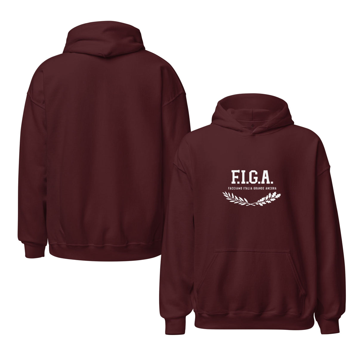 Felpa con Cappuccio "F.I.G.A."