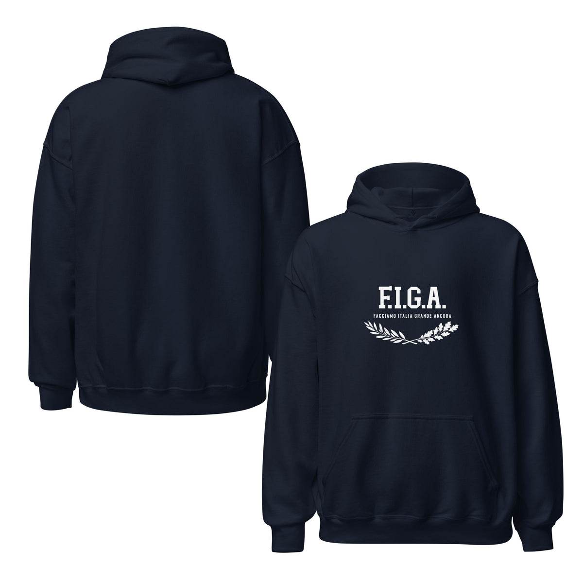 Felpa con Cappuccio "F.I.G.A."