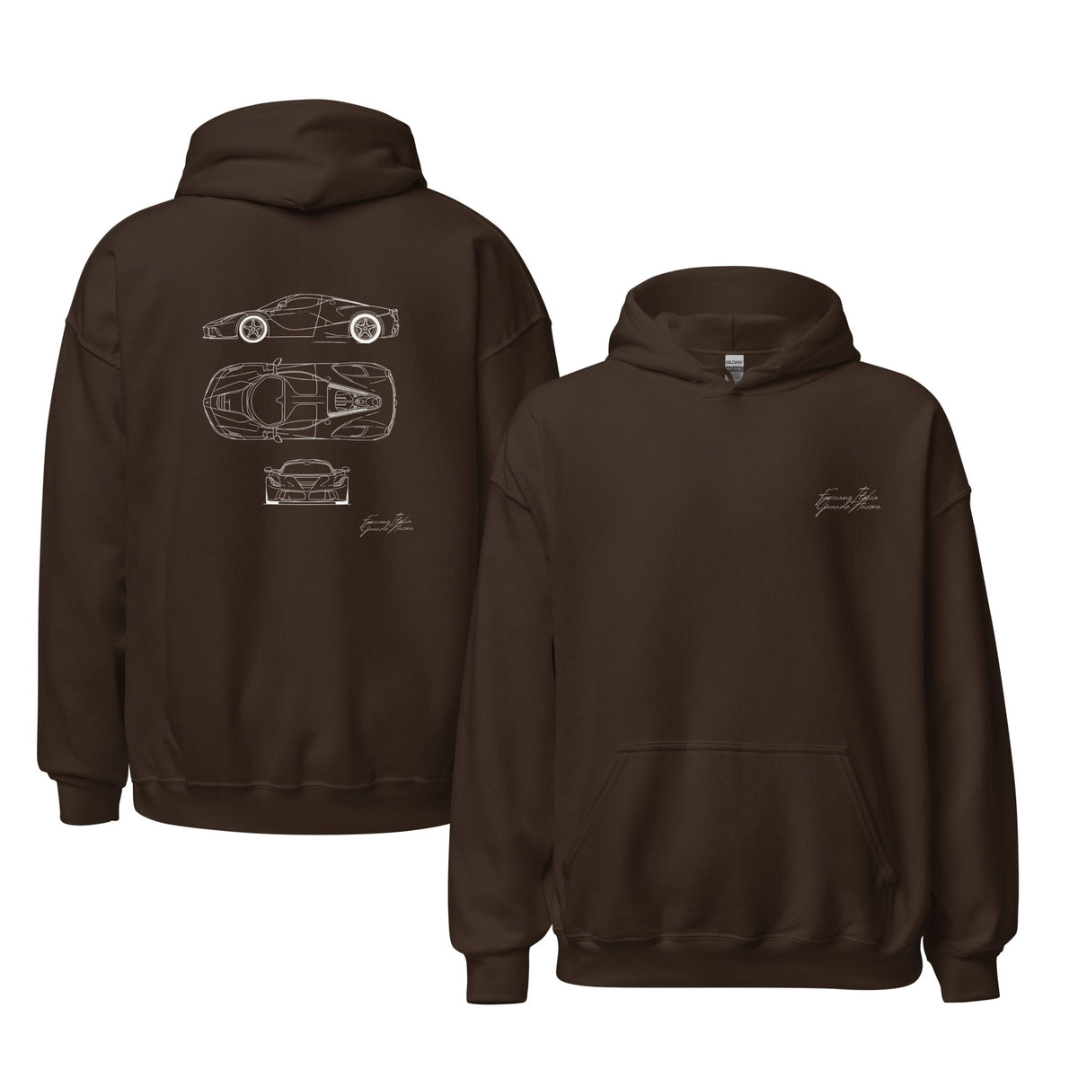 Felpa con Cappuccio "Supercar"