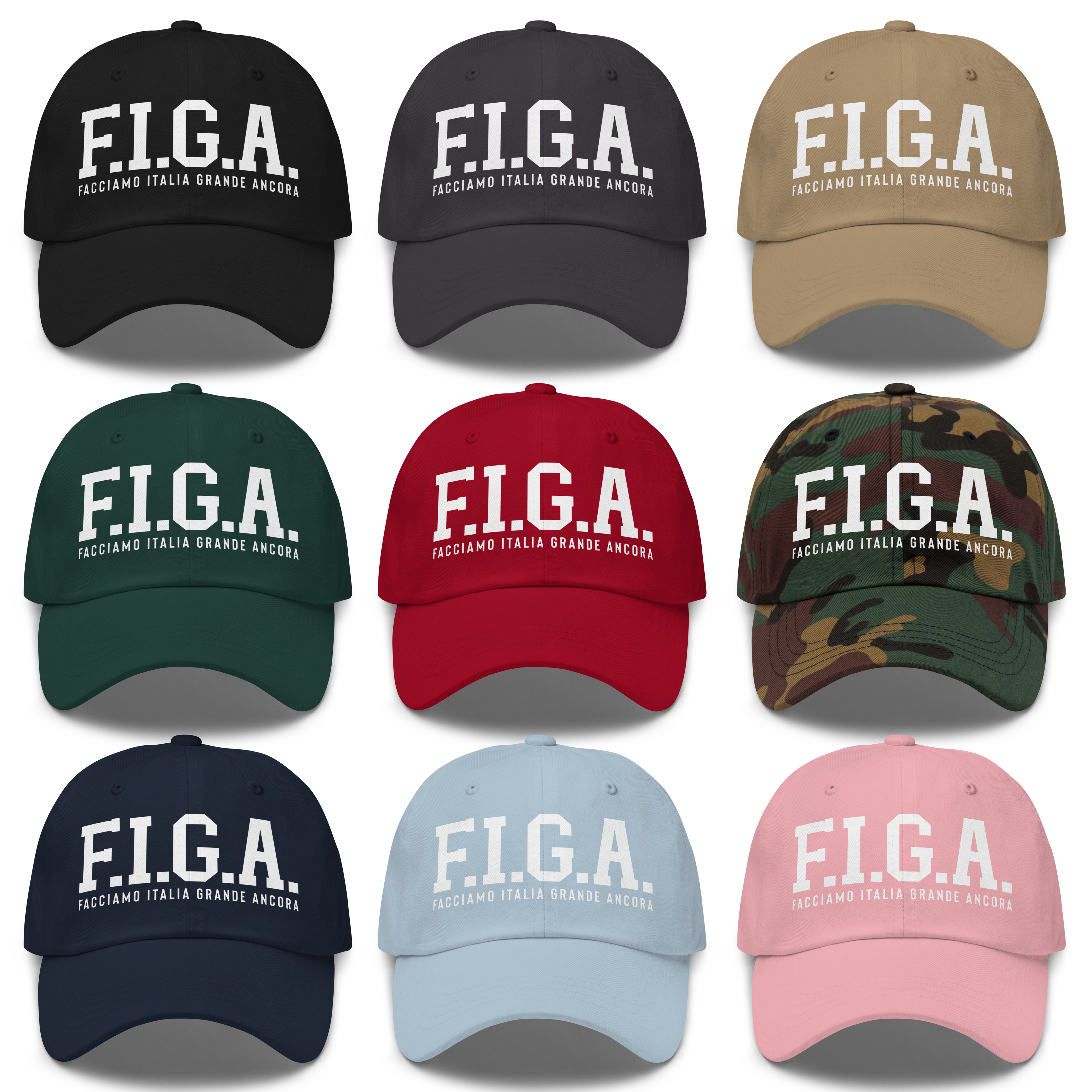 Cappello con visiera e stampa