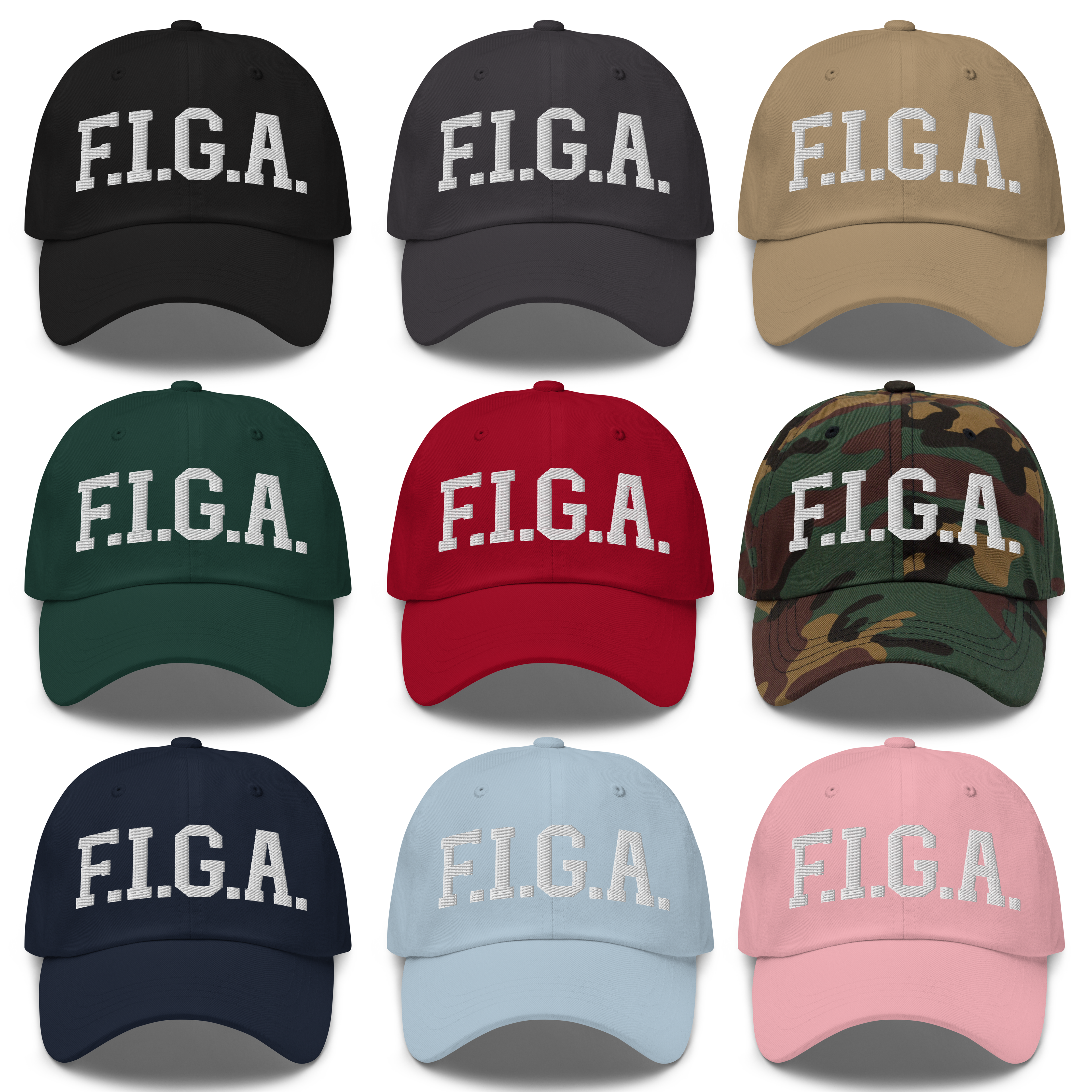 Cappello con visiera e ricamo in rilievo