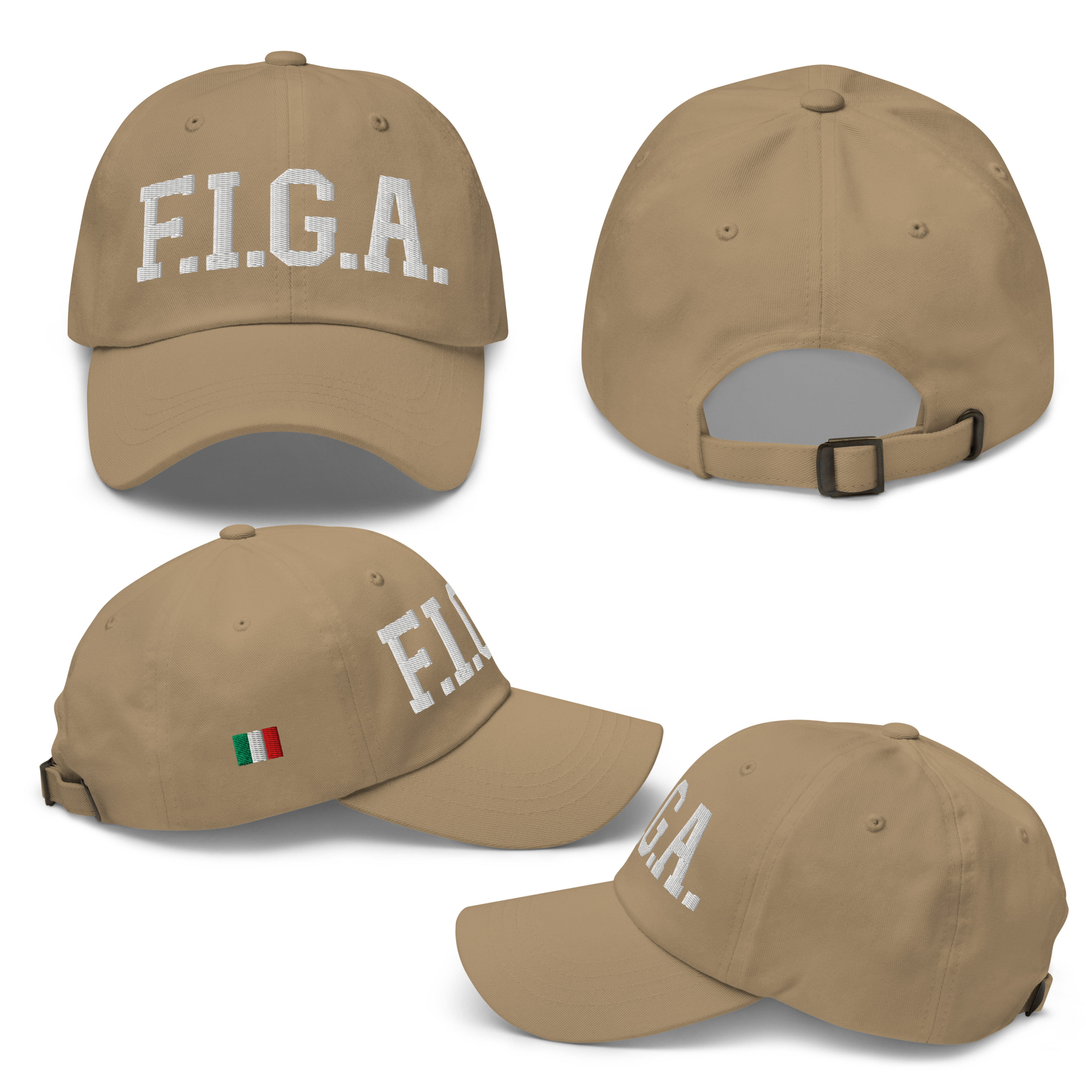 Cappello con visiera e ricamo in rilievo