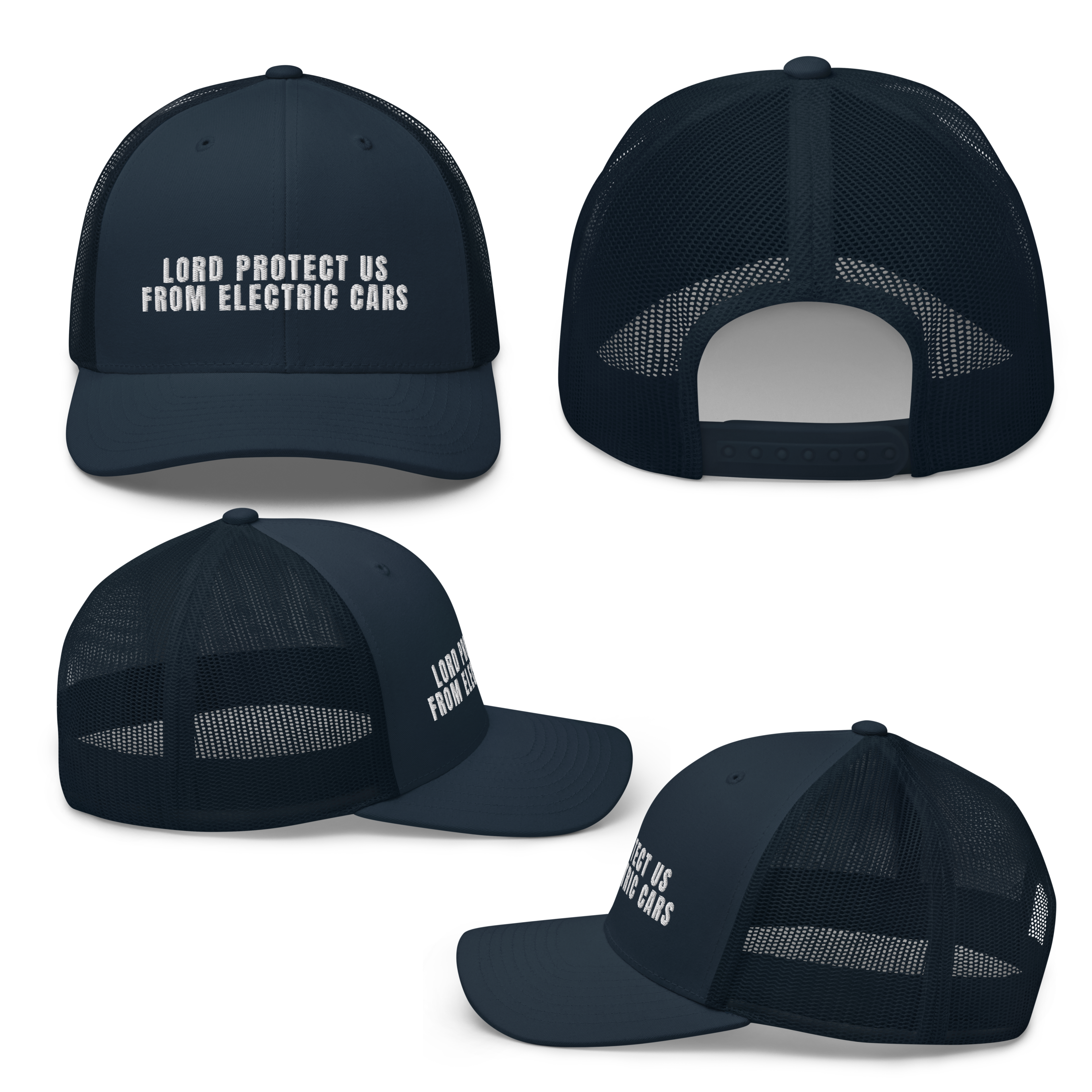 Cappellino trucker ricamato