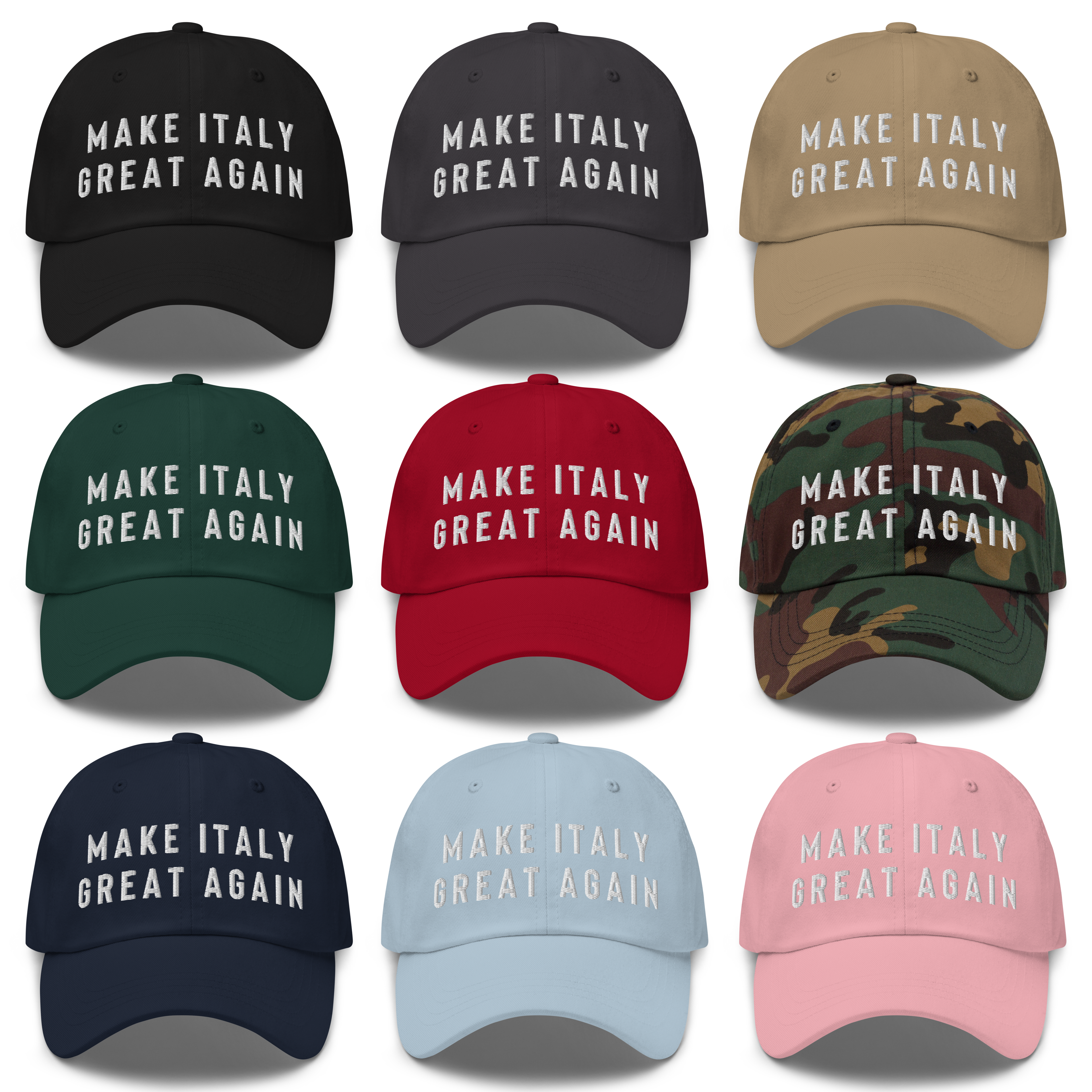 Cappello con visiera e ricamo