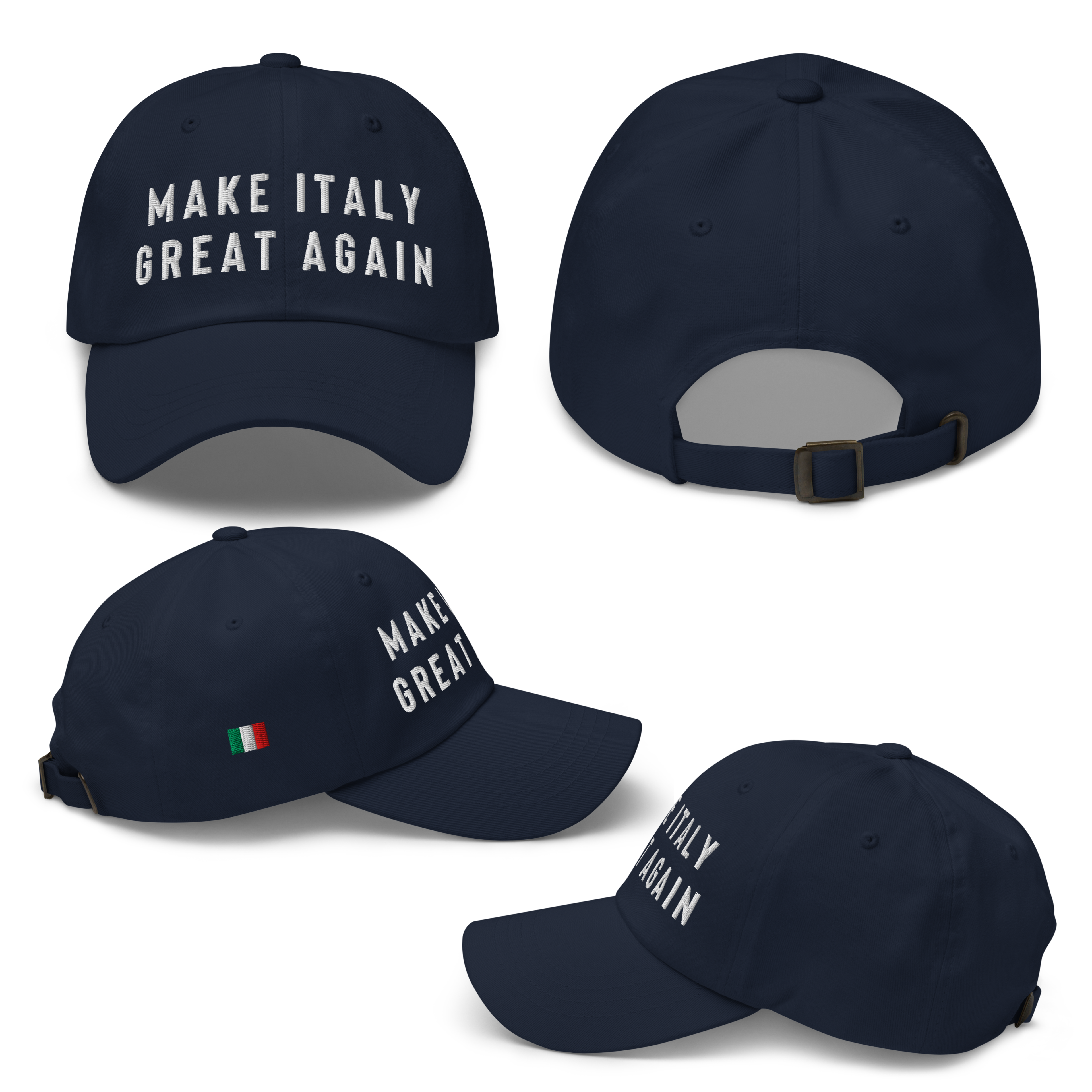 Cappello con visiera e ricamo