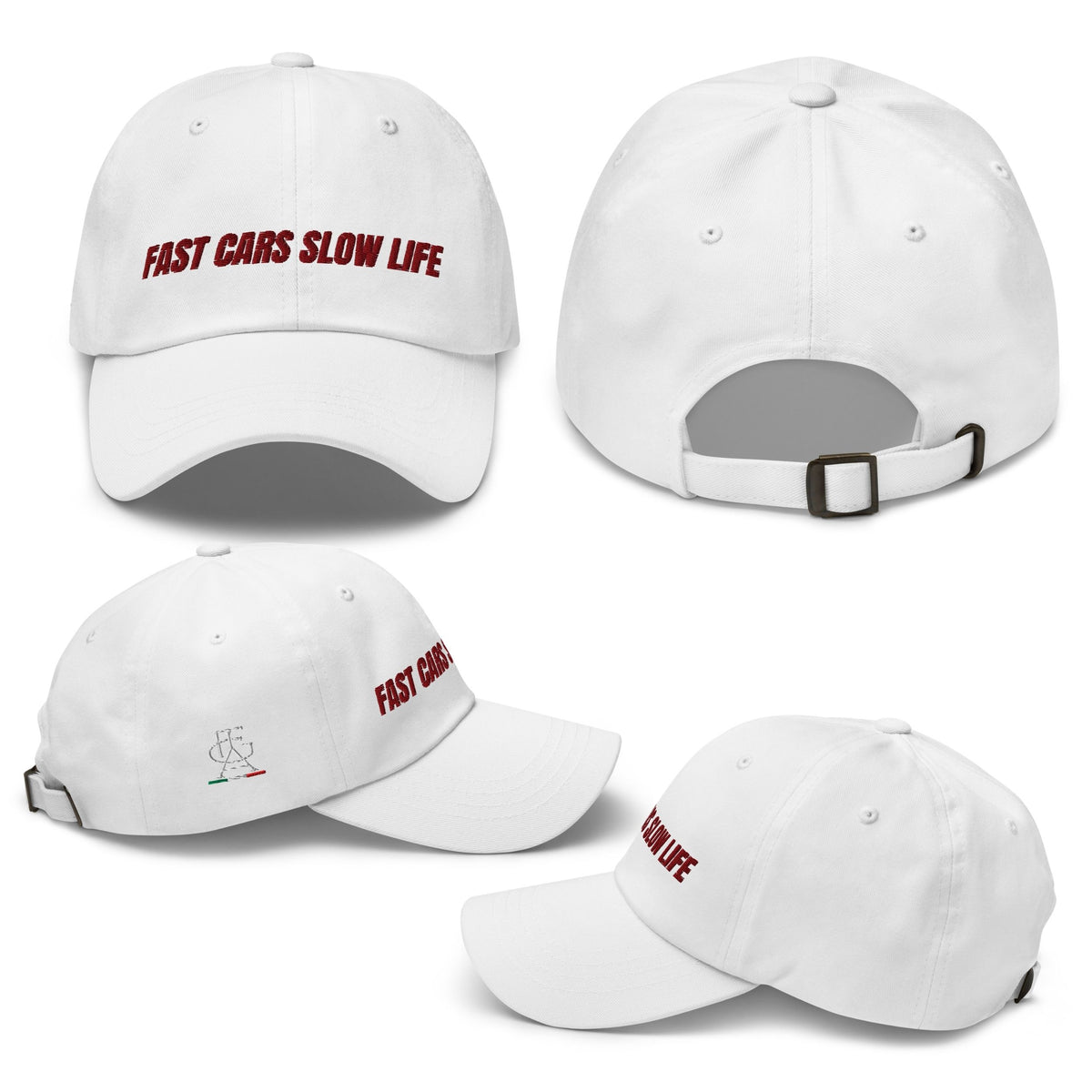 Cappello "Fast Cars Slow Life" — Ricamato 3D