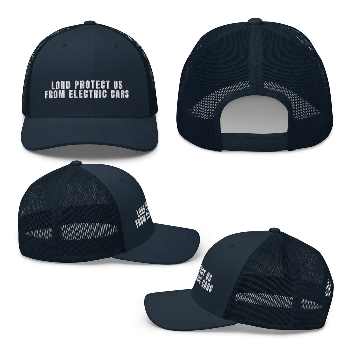 Cappellino Trucker "Lord Protect Us" — Ricamato